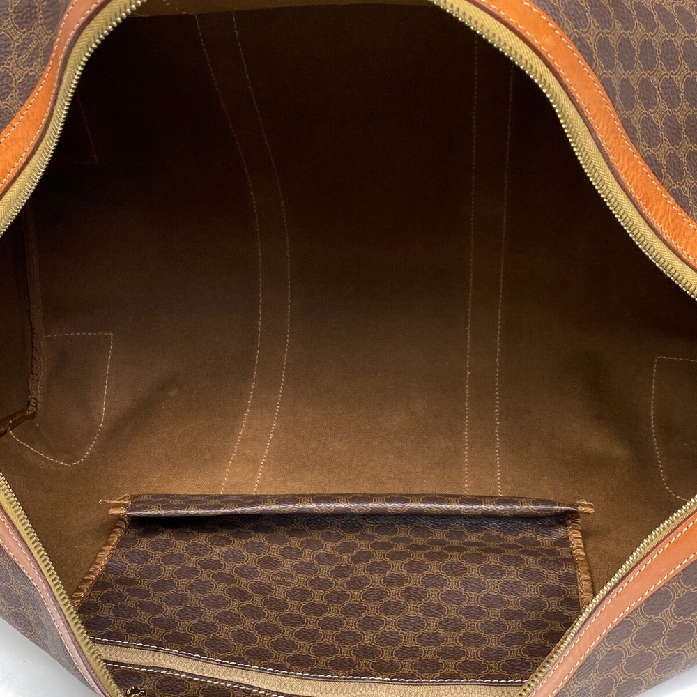 Celine Macadam Boston bag handbag travel canvas brown - Picture 6 of 6